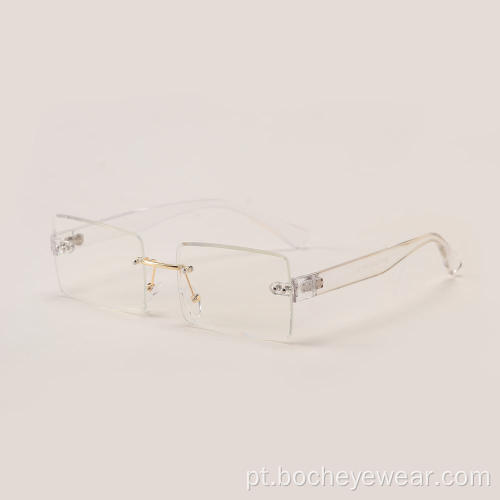 Mais recente moldura quadrada vintage pequena para óculos de sol da moda unissex